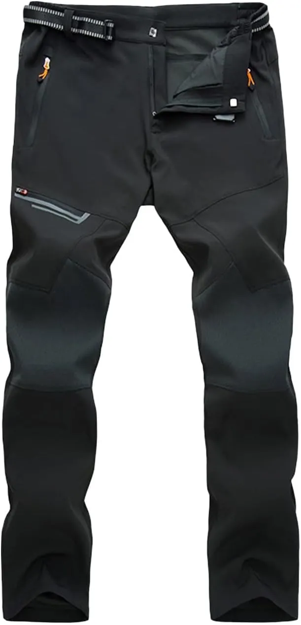MAGCOMSEN Men's Hiking Pants Quick-Dry Water Resistant Lightweight Work Outdoor Pants with Zipper Pockets