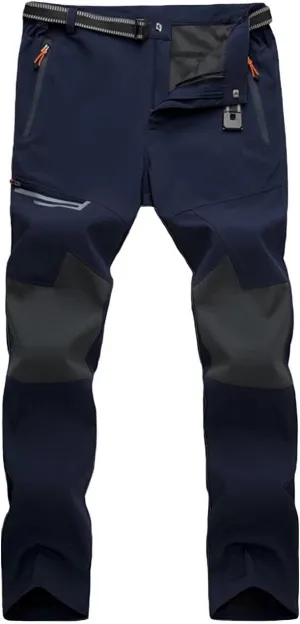 MAGCOMSEN Men's Hiking Pants Quick-Dry Water Resistant Lightweight Work Outdoor Pants with Zipper Pockets