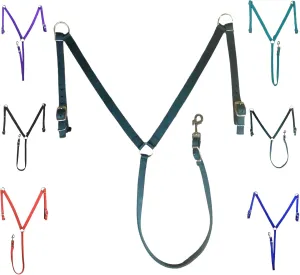 Majestic Ally Nylon Padded Breast Collar for Horses (Hunter Green, Full)