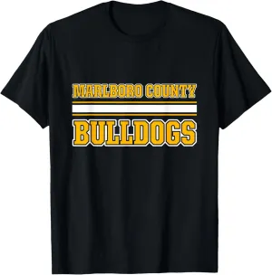 Marlboro County Bulldogs Horizontal Stripes T-Shirt
