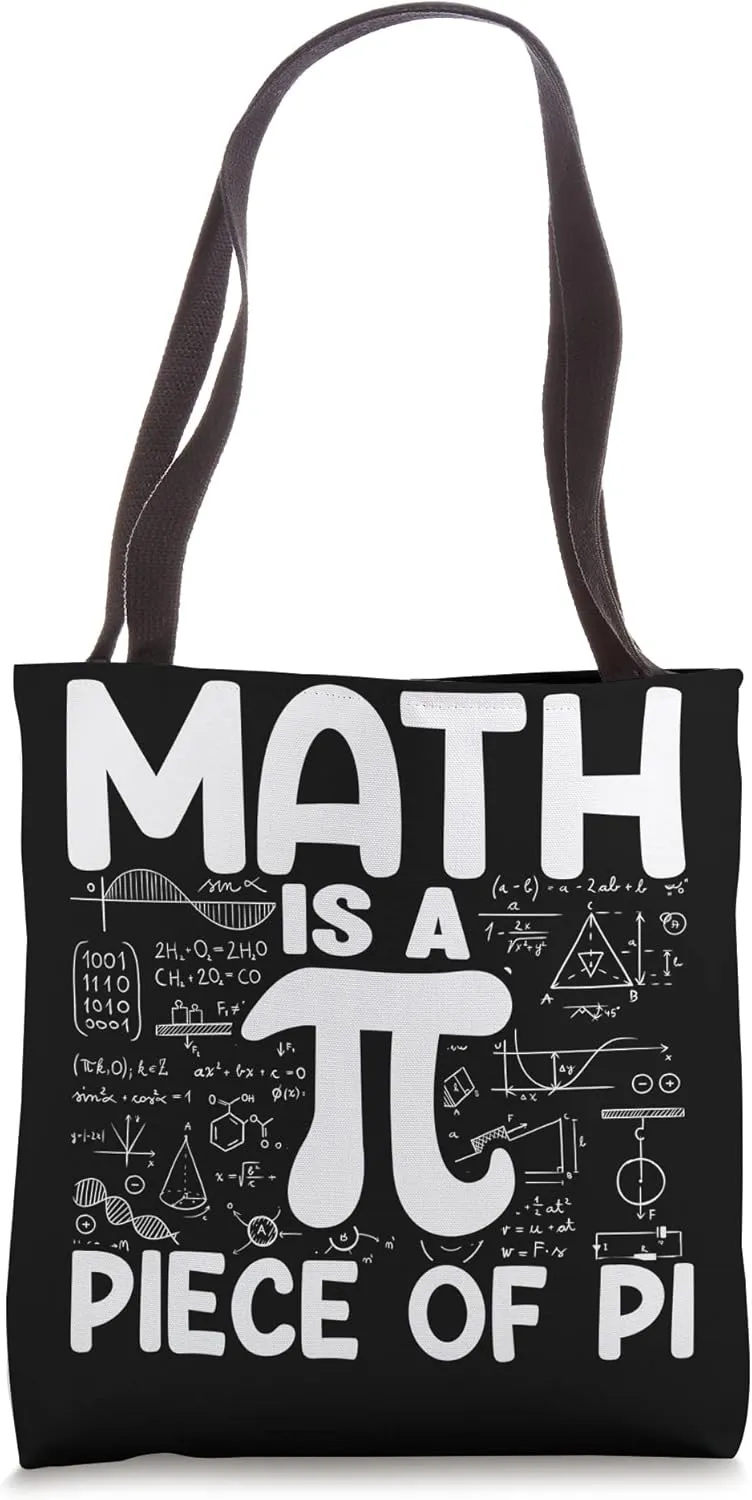 Mathematics Saying Math Teacher Calculation School Math Tote Bag