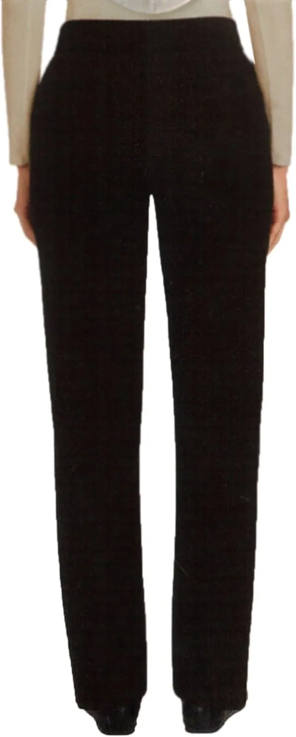 Matty M Women's Pull On Straight Leg Office Pants