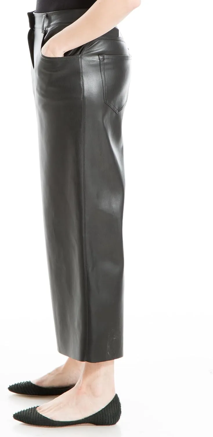 Max Studio Women's Fuax Leatherette Pant