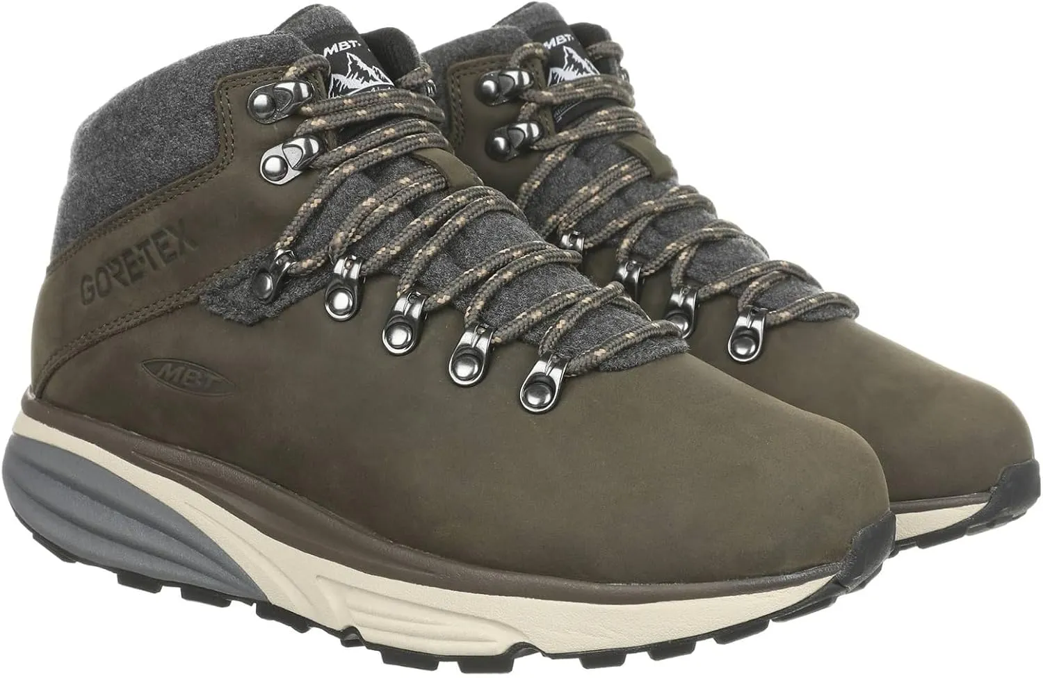 MBT Womens MT Alpine Sym Nubuck Leather Trainers