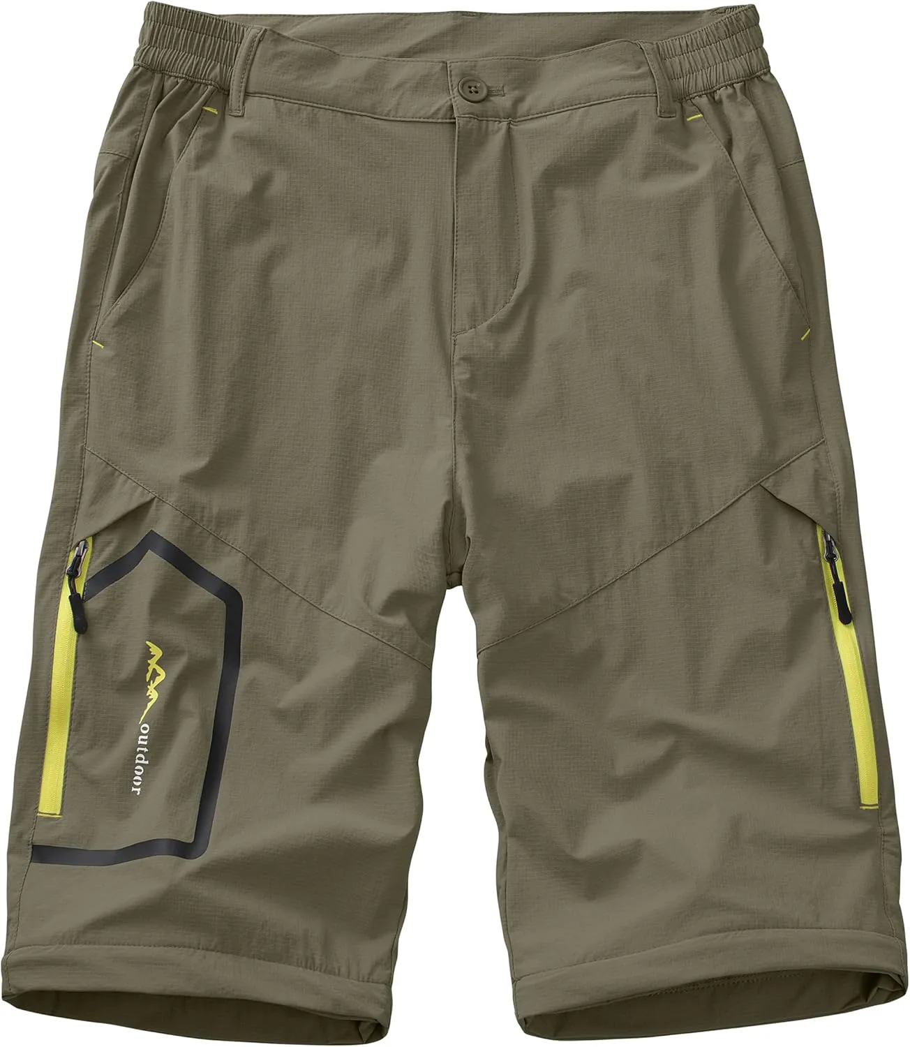 Mens Hiking Pants Convertible Quick Dry Zip Off Fishing Travel Safari Pants