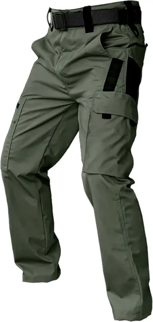 Men's Hiking Tactical Pants Lightweight Work Cargo Pants Waterproof Outdoor Trousers Pants for Men