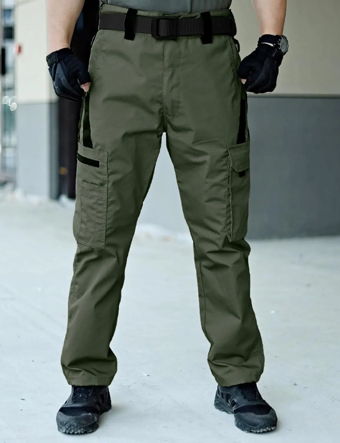 Men's Hiking Tactical Pants Lightweight Work Cargo Pants Waterproof Outdoor Trousers Pants for Men