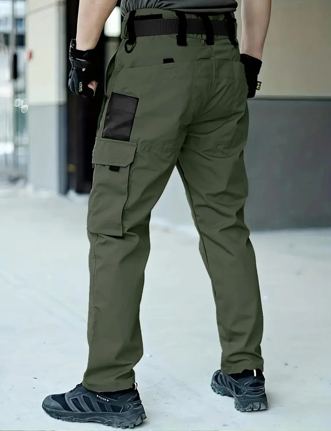Men's Hiking Tactical Pants Lightweight Work Cargo Pants Waterproof Outdoor Trousers Pants for Men