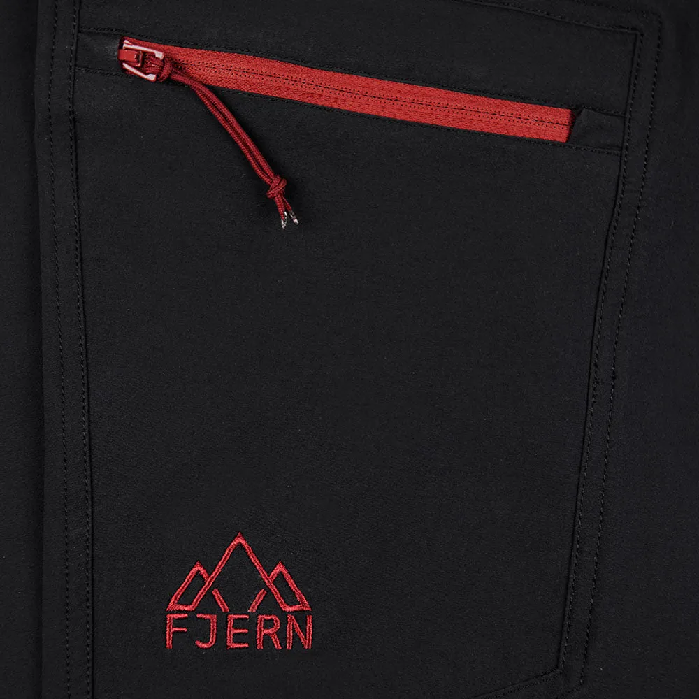 Mens Nord Softshell Trousers (Black/Rust)