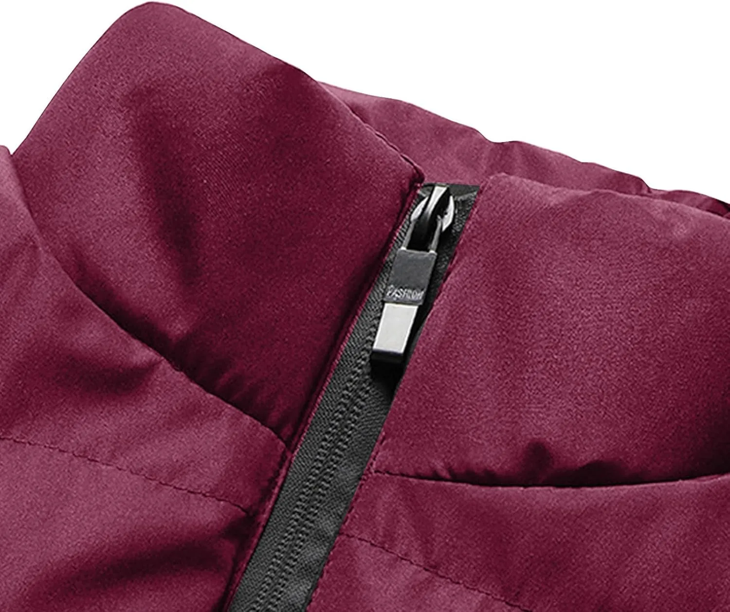 Men's Outdoor Stand Collar Jacket Vest Casual Padded Vest Coats Men's Outdoor Stand Collar Fleece Jacket Vest Coat