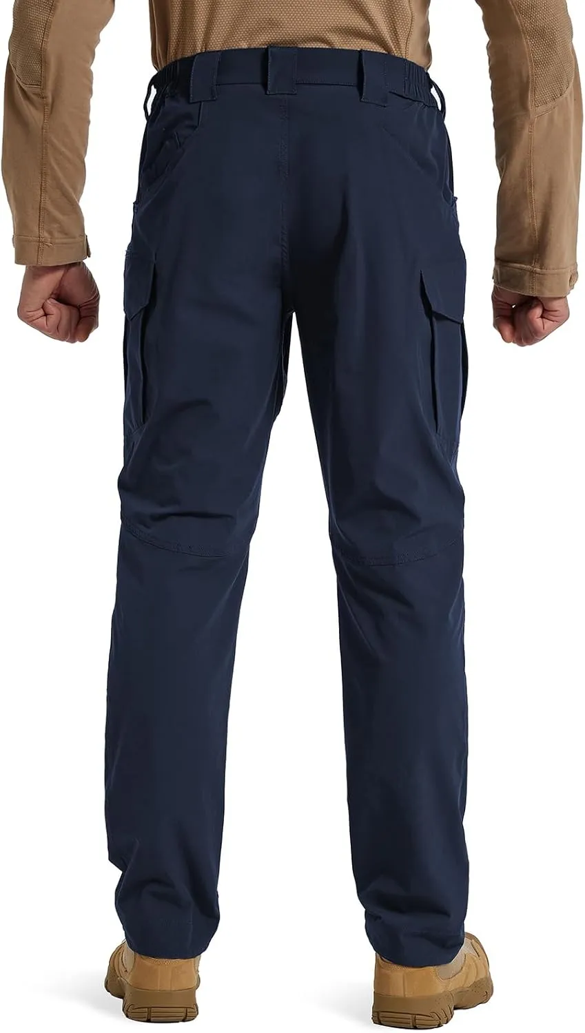 Men's Quick Dry Tactical Pants Water Resistant Cargo Pants Stretch Lightweight Outdoor Work Hiking Pants