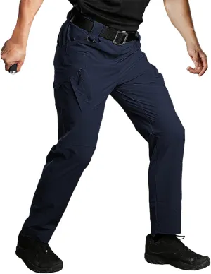 Men's Quick Dry Tactical Pants Water Resistant Cargo Pants Stretch Lightweight Outdoor Work Hiking Pants