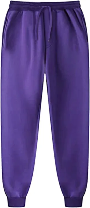 Mens Sweatpants Tapered and Color Trousers Leisure Women Solid Mens Hiking Outwork Pants Joggers Tactical Sweatpants