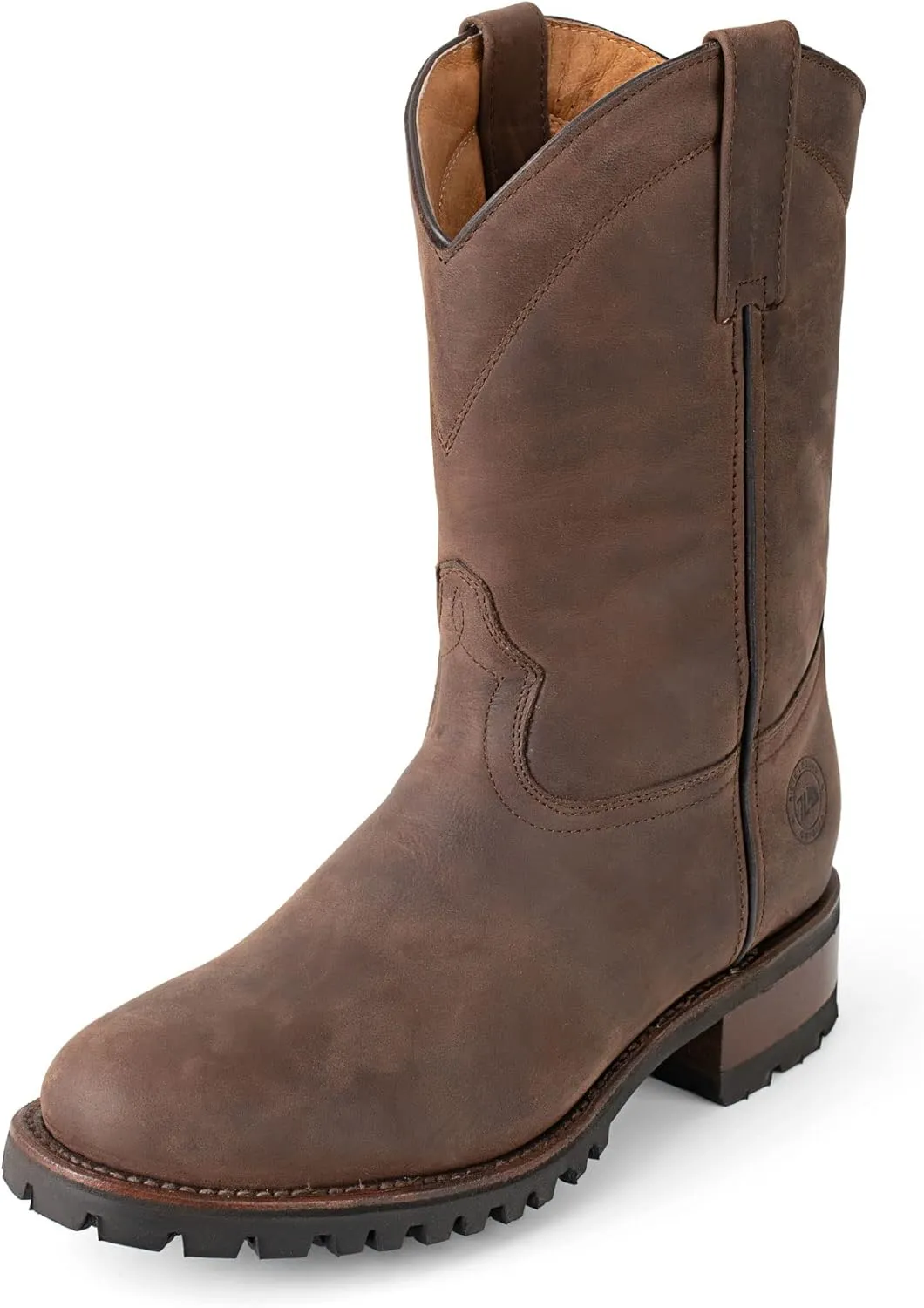 Men's Track Sole Leather Roper Boot Style 1000