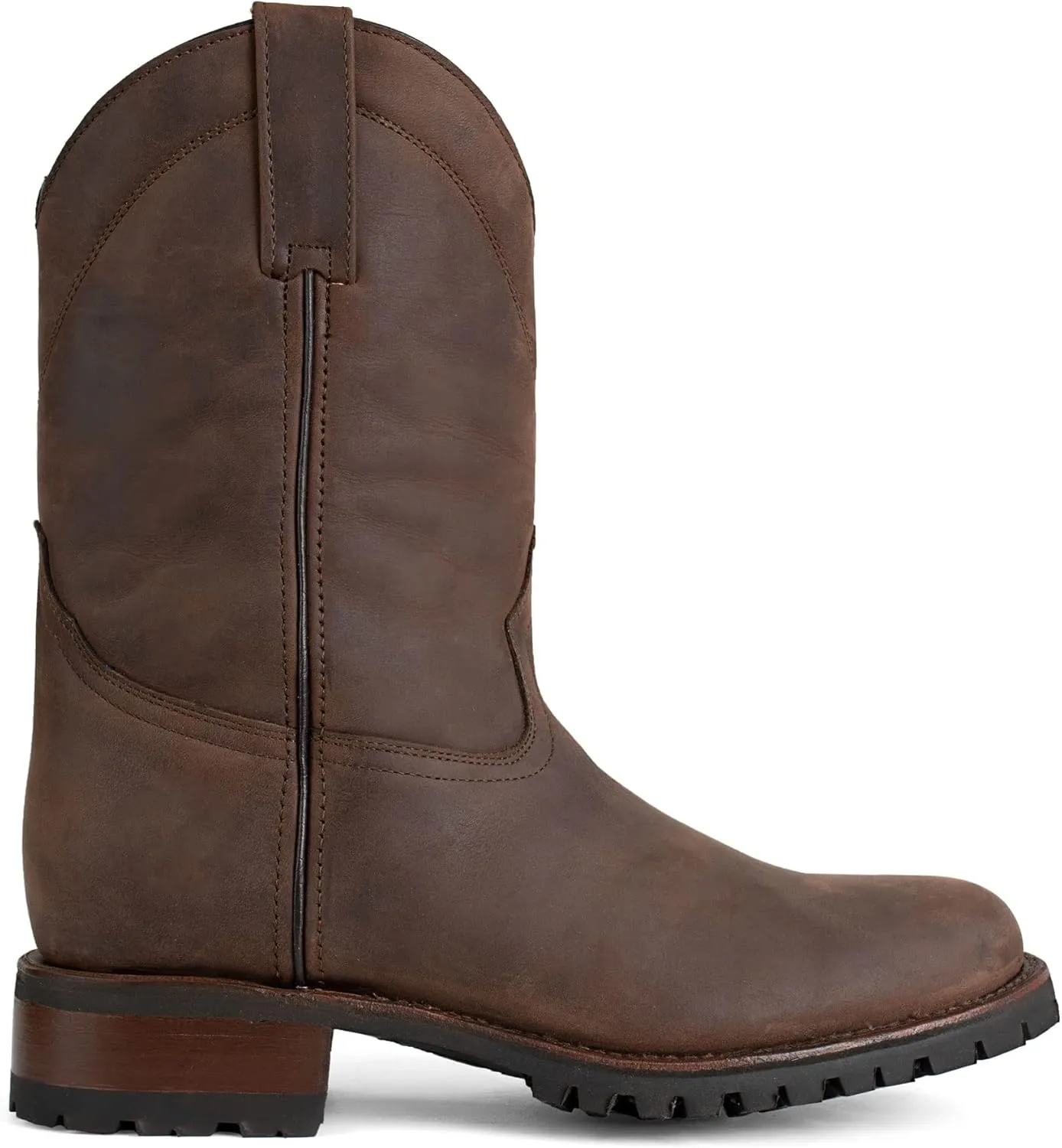 Men's Track Sole Leather Roper Boot Style 1000