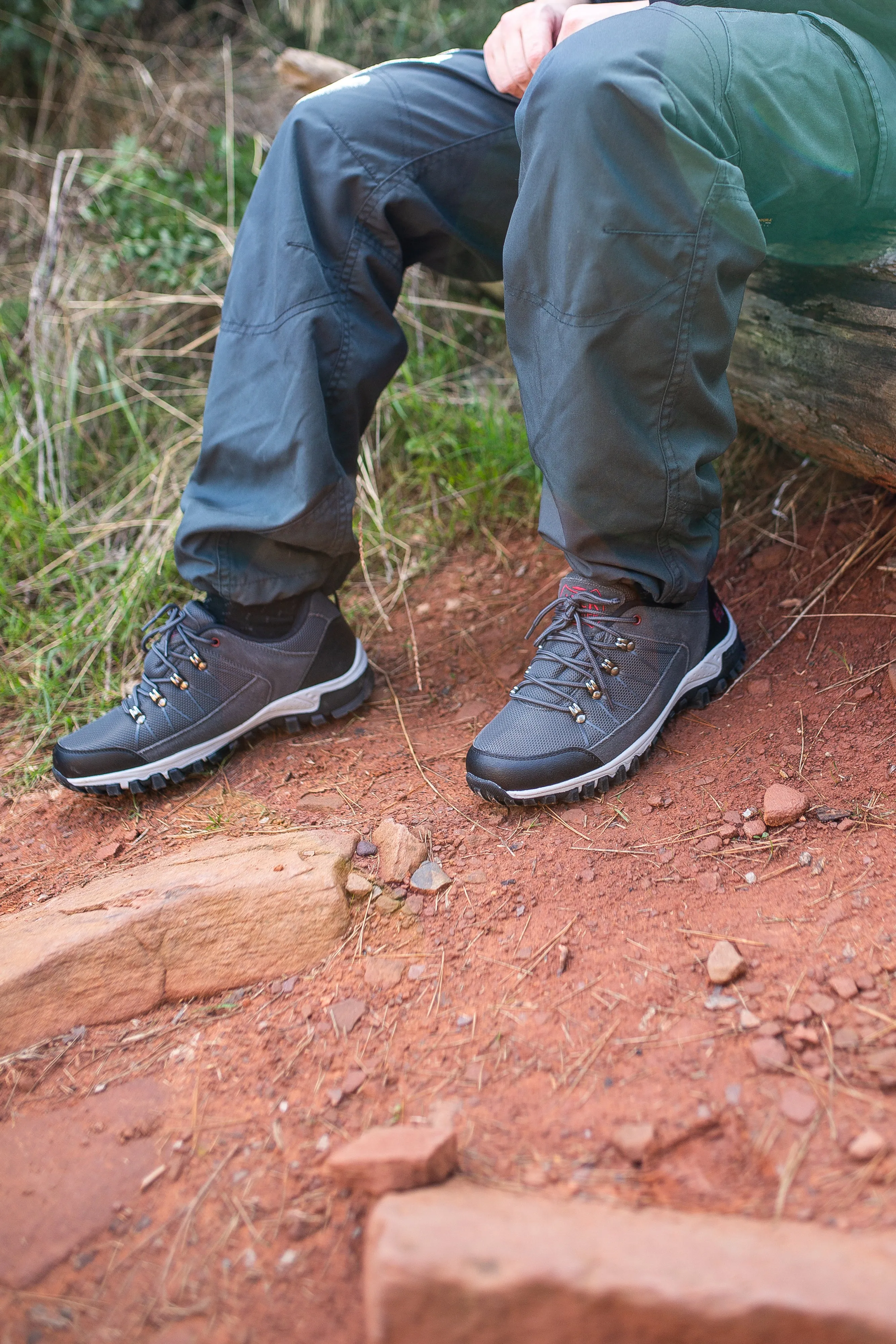 Mens Walking Ultra Lightweight Vent Low Rise Hiking Trekking Waterproof Trainers JW020