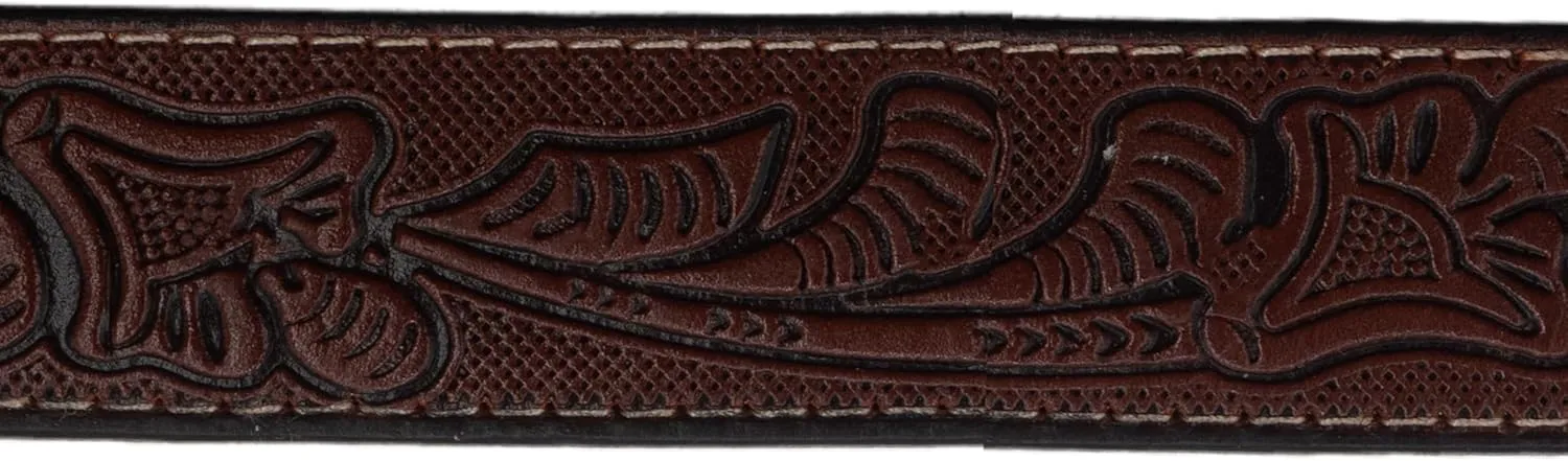 Men's Western Belt Cowboy Belt for Texas Men Country Style Fajas Vaqueras para Hombre Genuine Leather