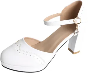 MEOTINA Cute Bow Heels Mary Janes Shoes Women Dress Platform Strappy High Heels Kawaii Shoes