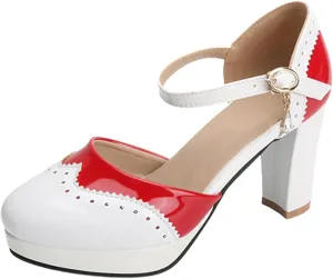MEOTINA Cute Bow Heels Mary Janes Shoes Women Dress Platform Strappy High Heels Kawaii Shoes