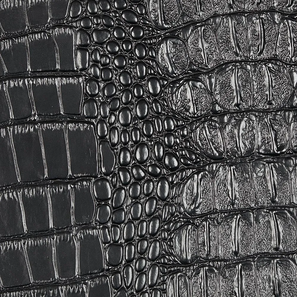 Metallic Faux Gator Vinyl Fabric