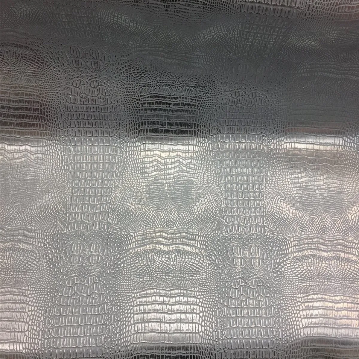 Metallic Faux Gator Vinyl Fabric
