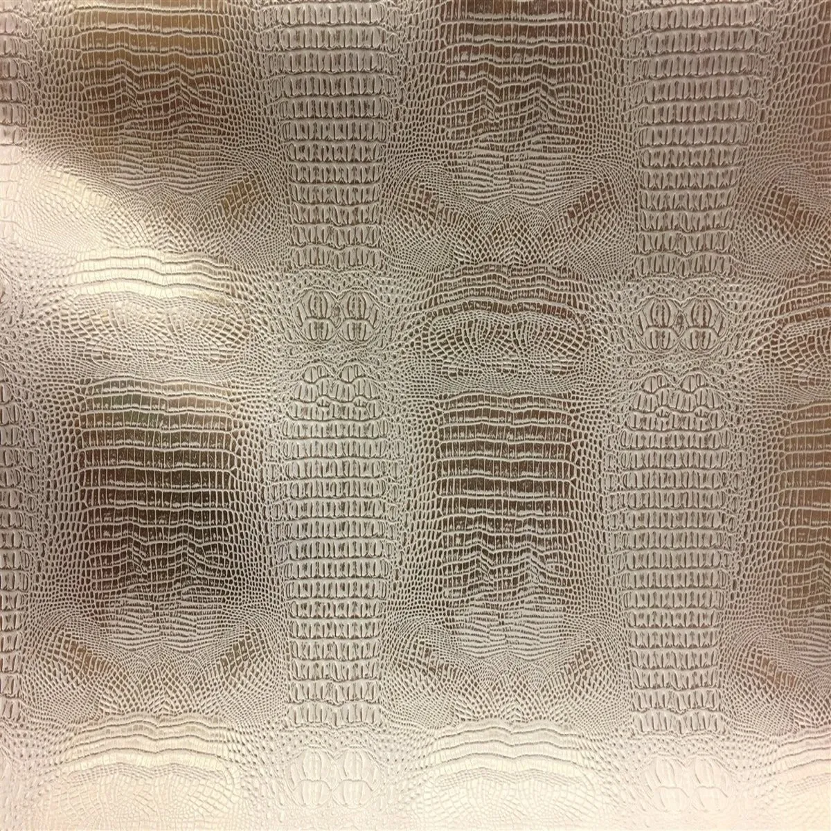 Metallic Faux Gator Vinyl Fabric