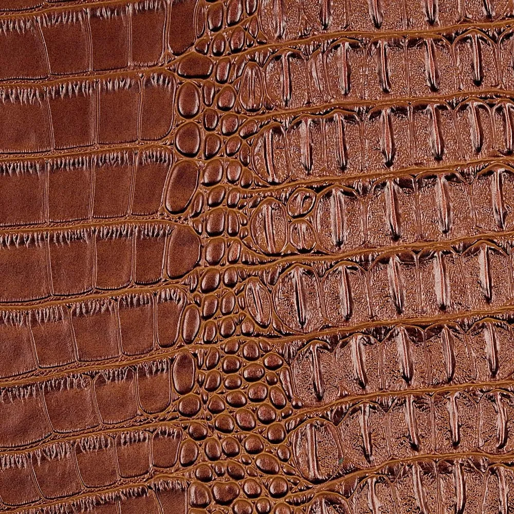 Metallic Faux Gator Vinyl Fabric
