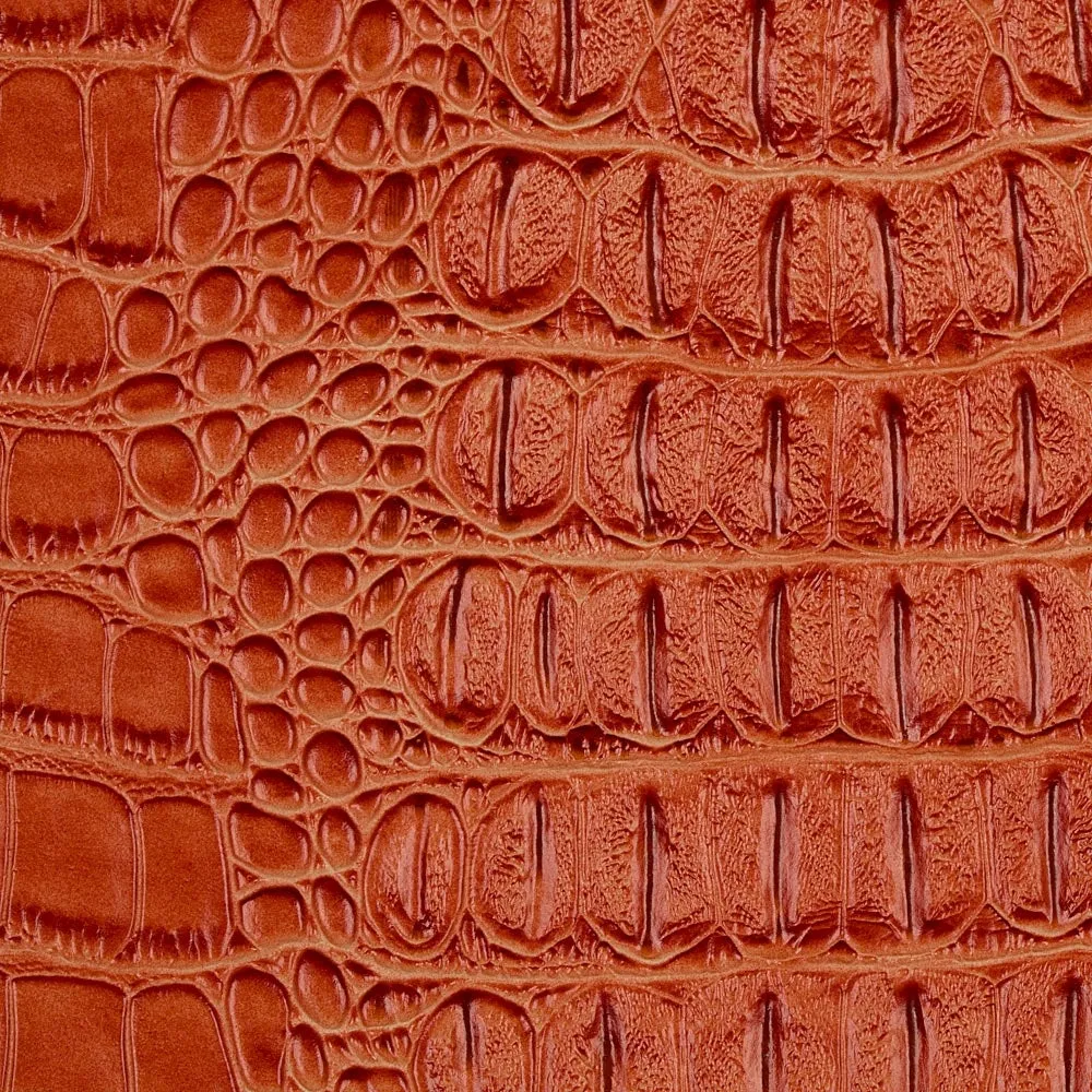 Metallic Faux Gator Vinyl Fabric