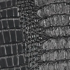 Metallic Faux Gator Vinyl Fabric