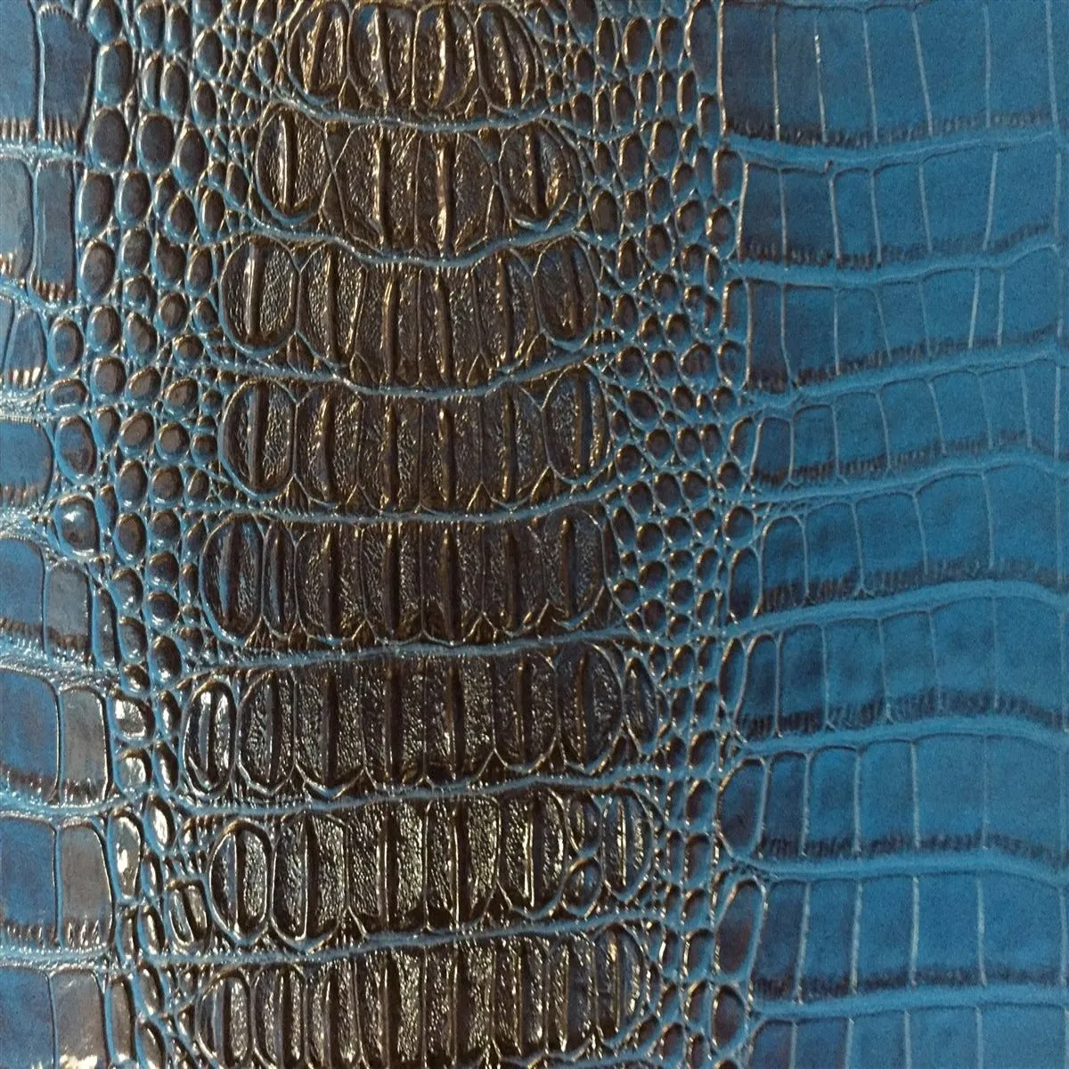 Metallic Faux Gator Vinyl Fabric