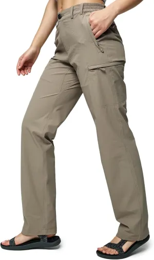 MIER Women's Quick Dry Cargo Pants Lightweight Tactical Hiking Pants with 6 Pockets, Stretchy and Water-Resistant