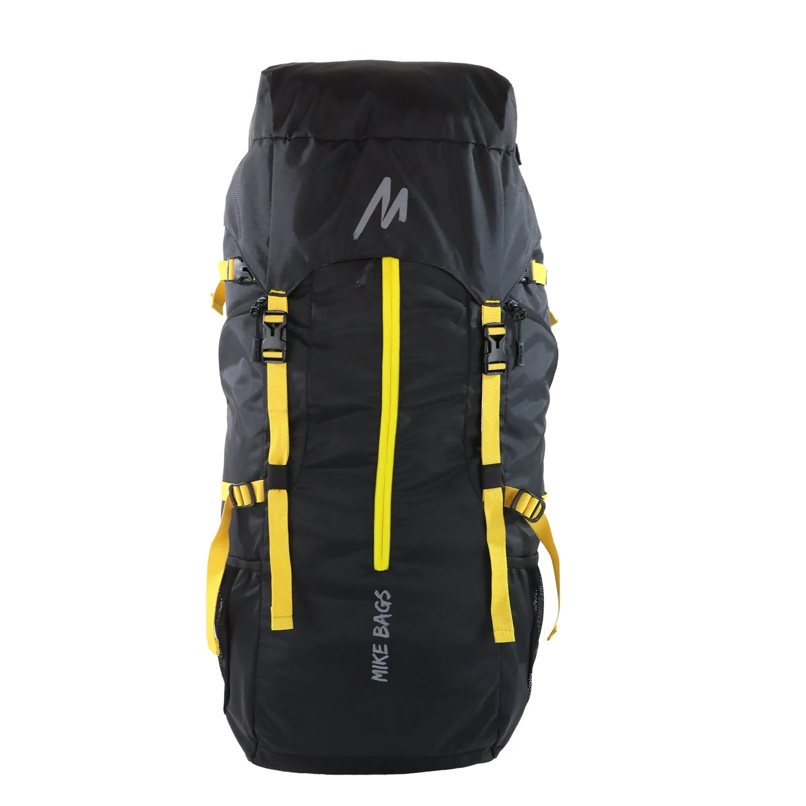 Mike Adventure 60L Trekking Backpack - Black and Yellow