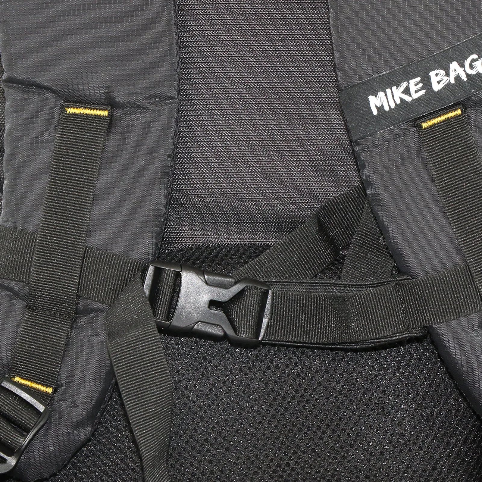 Mike Adventure 60L Trekking Backpack - Black and Yellow