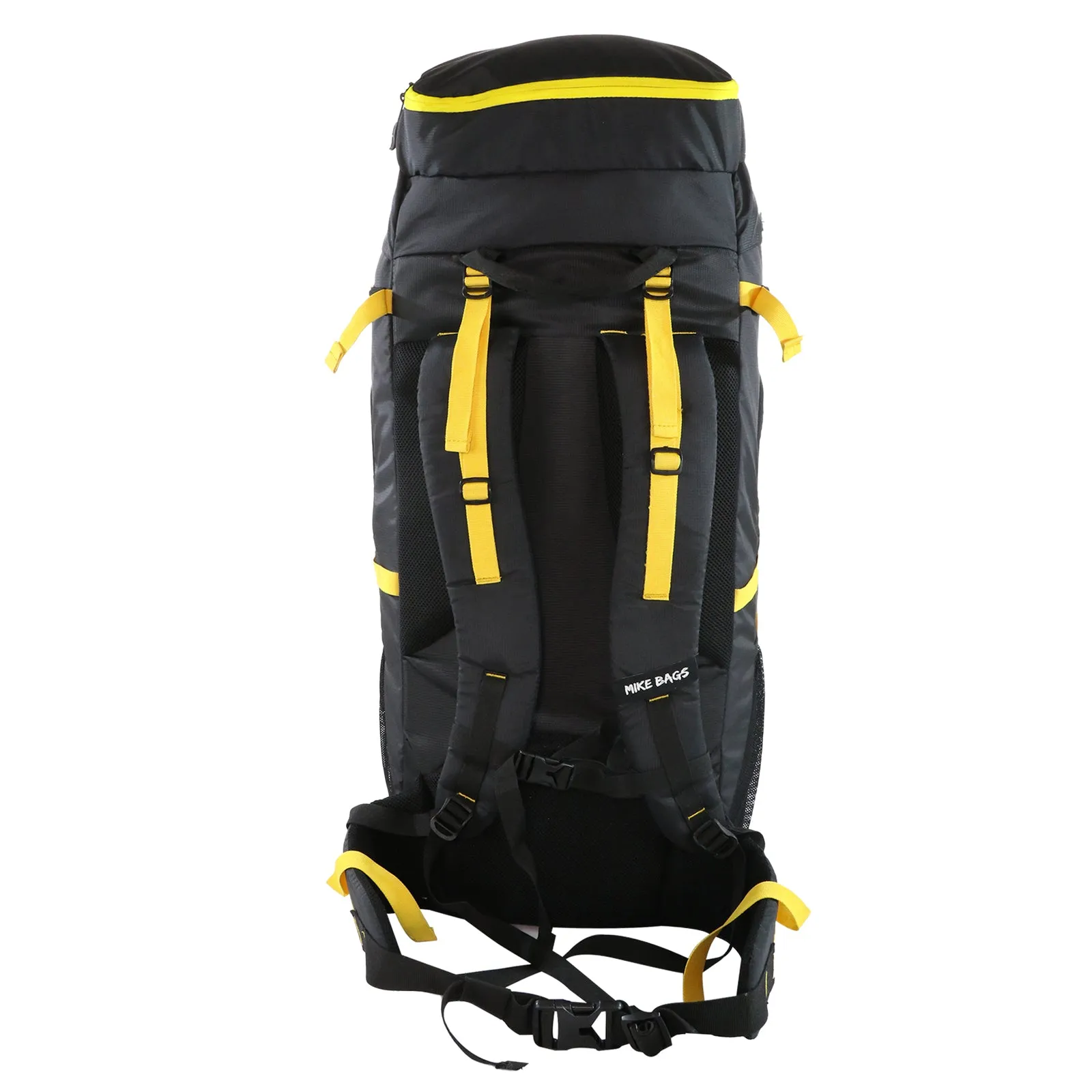 Mike Adventure 60L Trekking Backpack - Black and Yellow