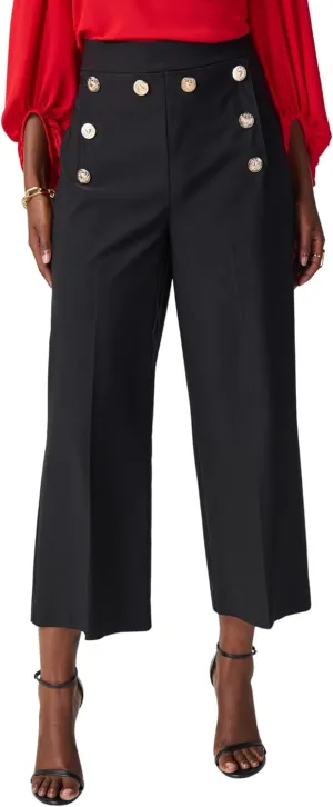 Millennium Culotte Pants with Gold Buttons Style 241166