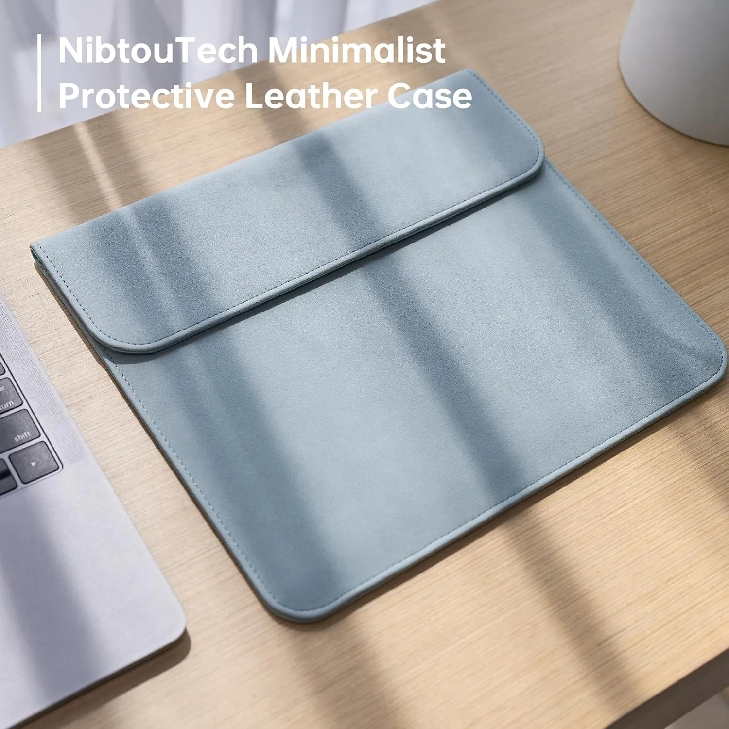 Minimalistic Protective Case - (Magnetic Closure, Scratch-Resistant, Water-Resistant,Pen Holder Design) Tablet Sleeve Case for 10.2" Tablet Device and 10.3" Remarkable 2. (Sky Blue)