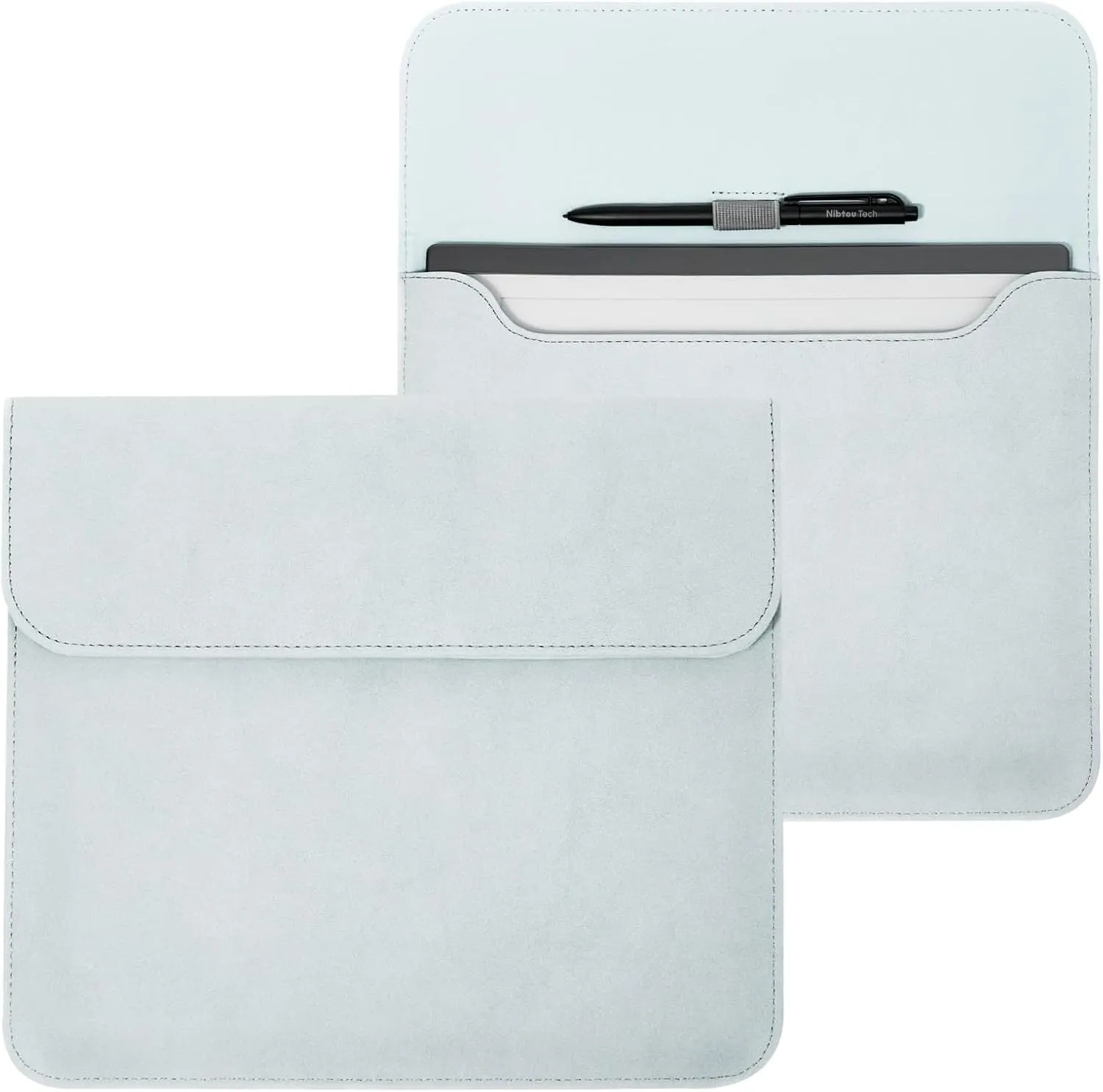 Minimalistic Protective Case - (Magnetic Closure, Scratch-Resistant, Water-Resistant,Pen Holder Design) Tablet Sleeve Case for 10.2" Tablet Device and 10.3" Remarkable 2. (Sky Blue)