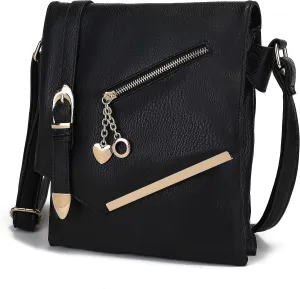 MKF Collection Crossbody Bags for Women, Sling bag Vegan Leather Shoulder bag Ladies Small Purse Handbag by Mia K