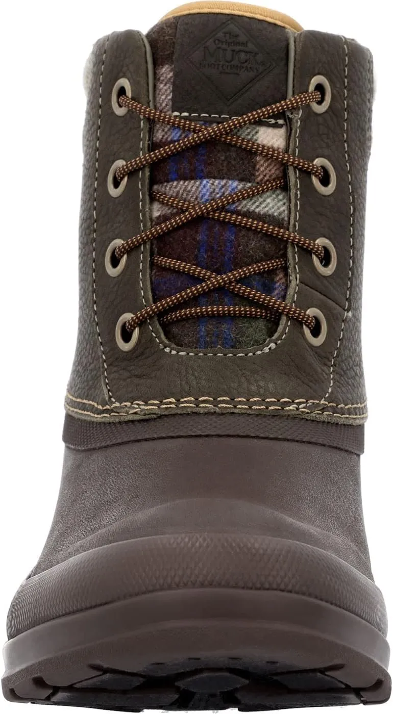 MUCK Men's Odl3pld Originals Leather Duck Lace
