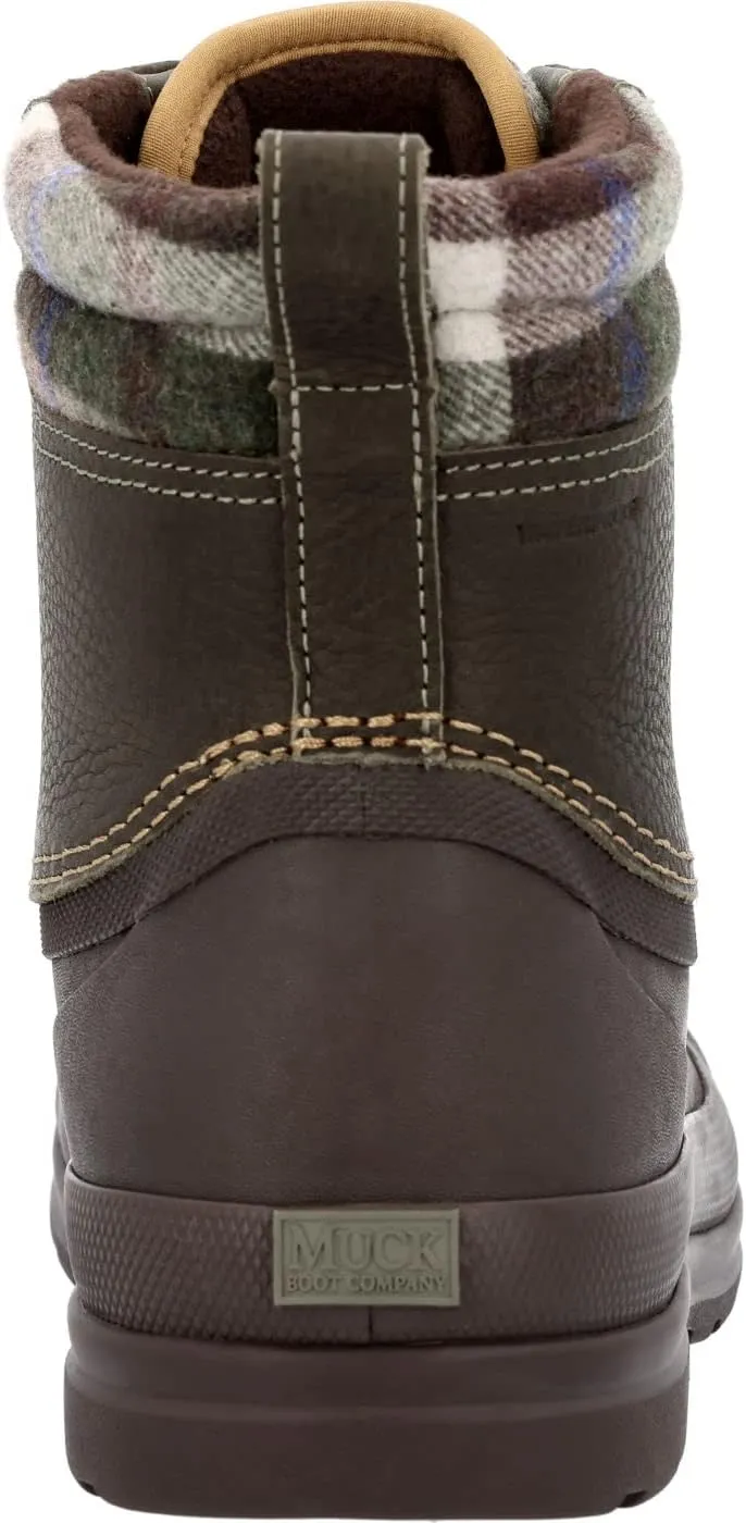 MUCK Men's Odl3pld Originals Leather Duck Lace