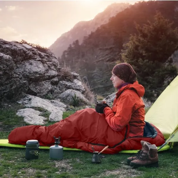 Mummy Sleeping Bag - Water-Resistant Adult Cold Weather Sleeping Bag