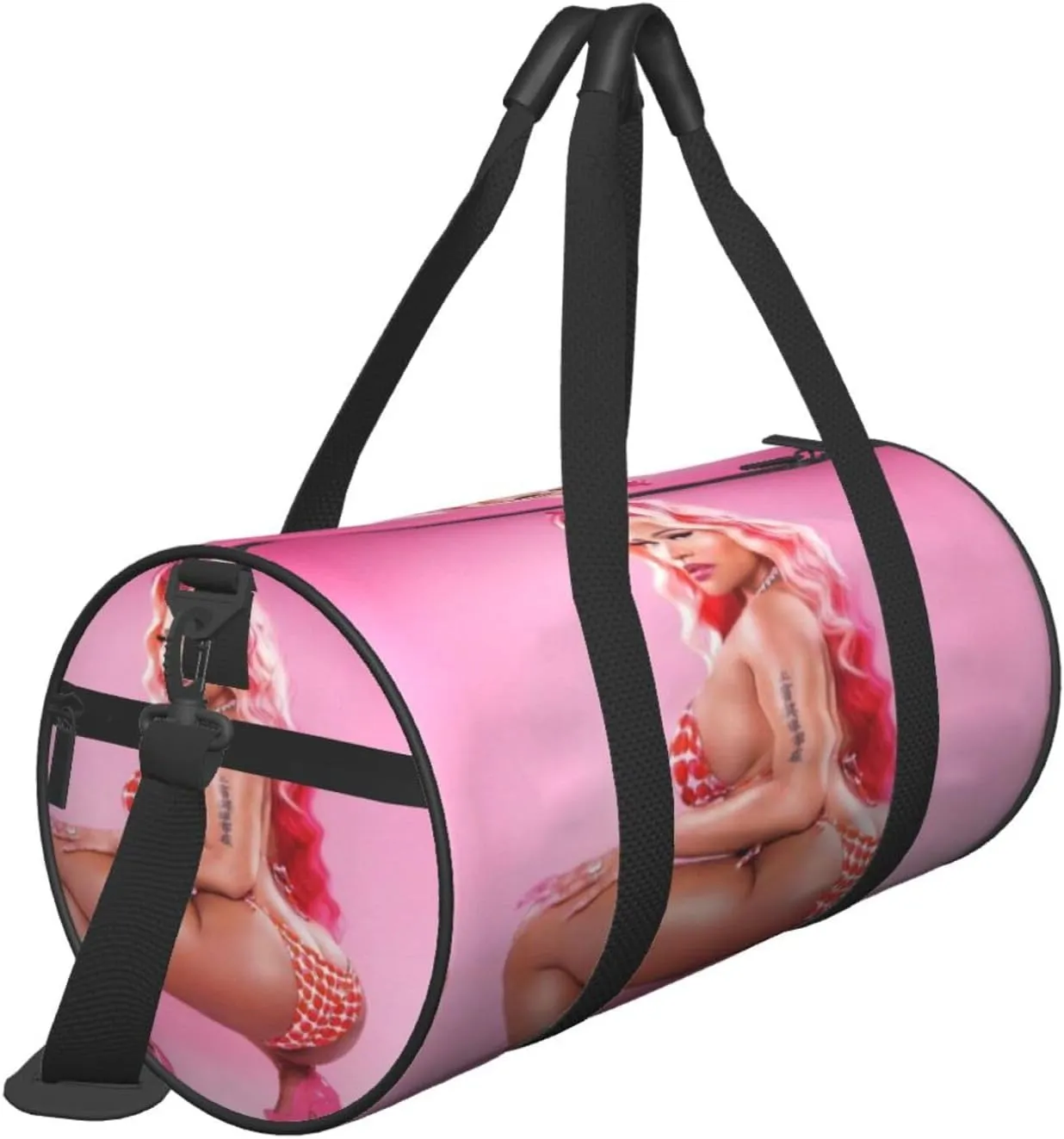 N-icki Minaj Sport Duffel Bag,Travel Duffle Bag Sports Gym Bag,Tote Weekender Bag for Women Men Business Trip