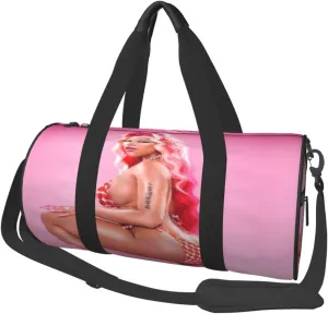 N-icki Minaj Sport Duffel Bag,Travel Duffle Bag Sports Gym Bag,Tote Weekender Bag for Women Men Business Trip