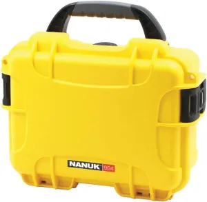 Nanuk 904 Waterproof Hard Case with Foam Insert - Yellow