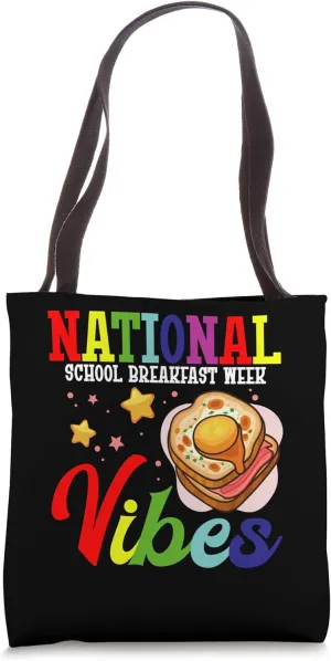 National School breakfast week vibes Breakfast Program Tote Bag
