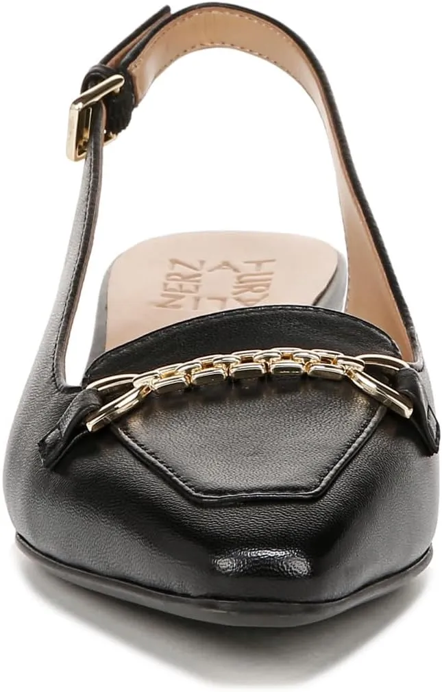 Naturalizer Women's Lindsey Slingback Pointed Toe Low Block Heel Pump