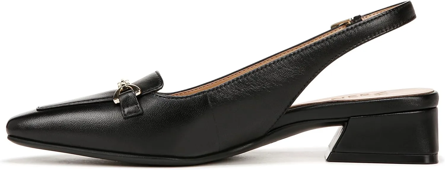 Naturalizer Women's Lindsey Slingback Pointed Toe Low Block Heel Pump