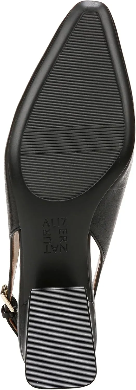 Naturalizer Women's Lindsey Slingback Pointed Toe Low Block Heel Pump