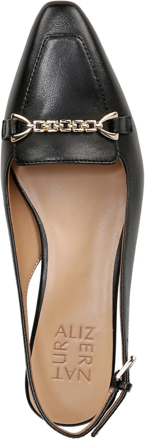 Naturalizer Women's Lindsey Slingback Pointed Toe Low Block Heel Pump