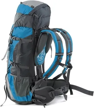 Naturehike 70 5L Lightweight Hiking Backpack, Tear-resistant Fabrics-Light CR Carrying System-Comfortable Weight-Bearing(Blue)